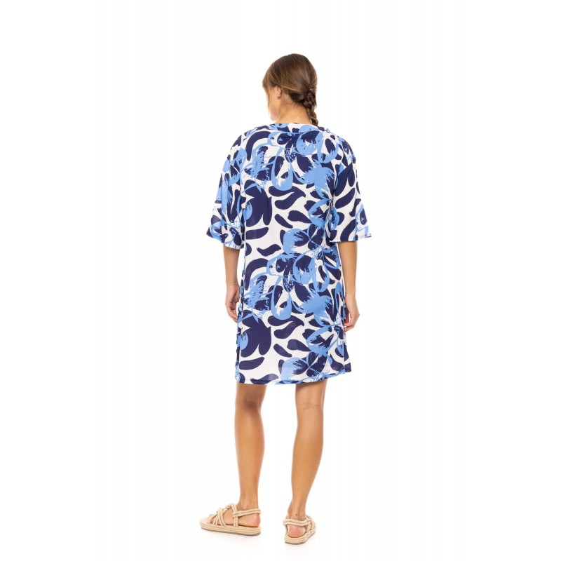B576 - Type - BEACHWEAR ABSTRACT FLORAL- (B576) B576 - Type - BEACHWEAR ABSTRACT FLORAL- (B576)