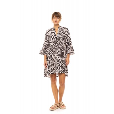 B592 - Type - BEACHWEAR BLACK GEO- (B592) B592 - Type - BEACHWEAR BLACK GEO- (B592)
