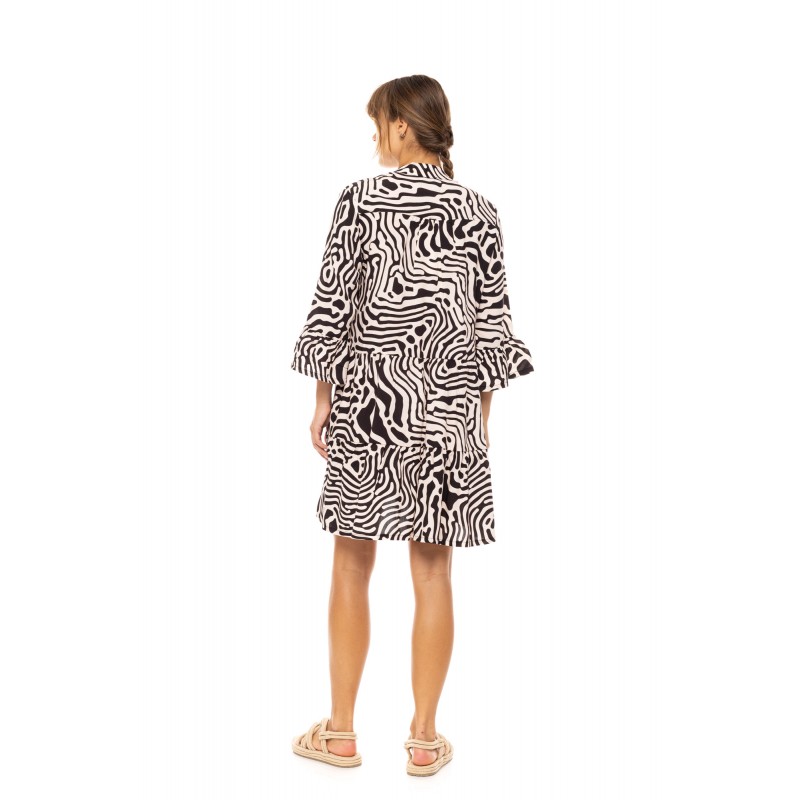 B592 - Type - BEACHWEAR BLACK GEO- (B592) B592 - Type - BEACHWEAR BLACK GEO- (B592)
