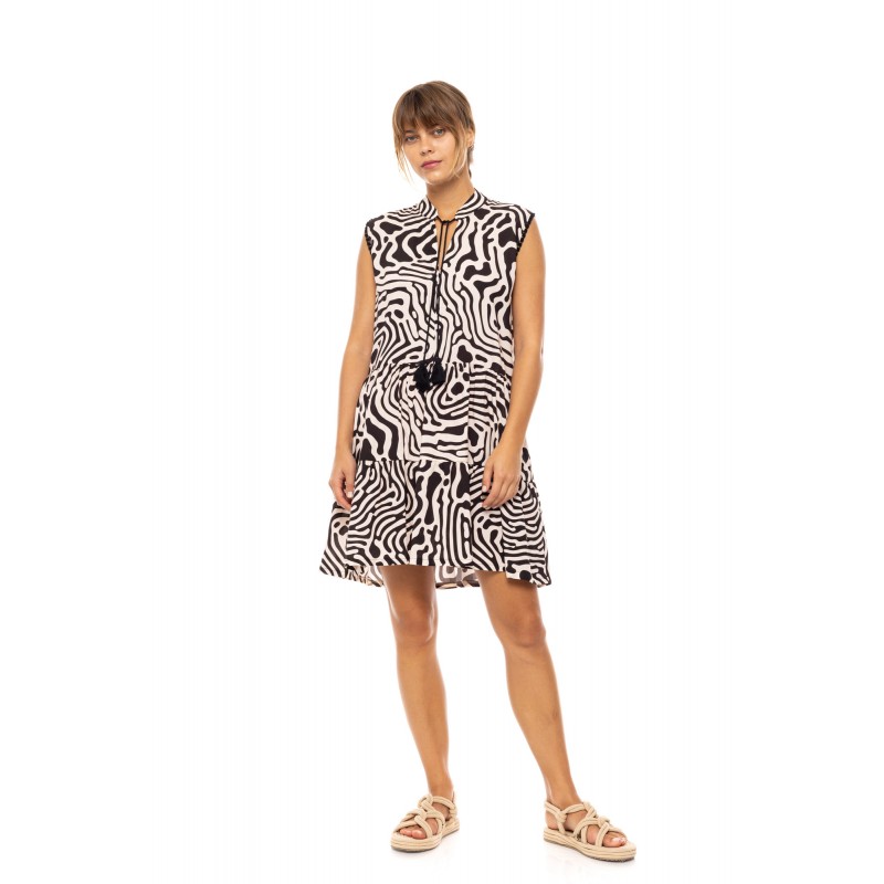 B593 - Type - BEACHWEAR BLACK GEO- (B593) B593 - Type - BEACHWEAR BLACK GEO- (B593)