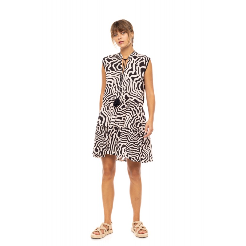 B593 - Type - BEACHWEAR BLACK GEO- (B593) B593 - Type - BEACHWEAR BLACK GEO- (B593)