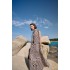 B594 - Type - BEACHWEAR LONG BLACK GEO- (B594)