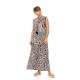 B594 - Type - BEACHWEAR LONG BLACK GEO- (B594) B594 - Type - BEACHWEAR LONG BLACK GEO- (B594)