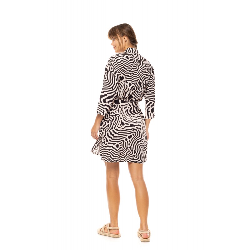 B596 - Type - BEACHWEAR BLACK GEO- (B596) B596 - Type - BEACHWEAR BLACK GEO- (B596)