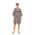 B606 - Type - BEACHWEAR BLACK LEOPARD- (B606)