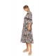 B607 - Type - BEACHWEAR LONG BLACK LEOPARD- (B607) B607 - Type - BEACHWEAR LONG BLACK LEOPARD- (B607)