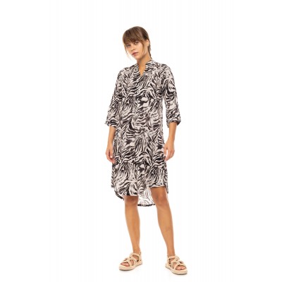 B610 - Type - BEACHWEAR BLACK LEOPARD- (B610) B610 - Type - BEACHWEAR BLACK LEOPARD- (B610)