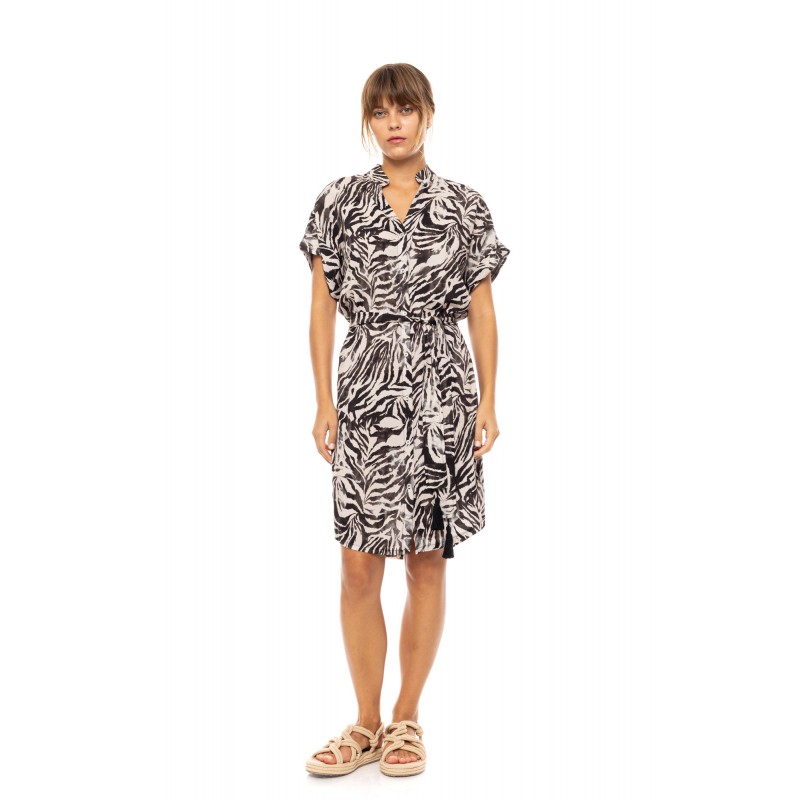 B611 - Type - BEACHWEAR BLACK LEOPARD- (B611) B611 - Type - BEACHWEAR BLACK LEOPARD- (B611)