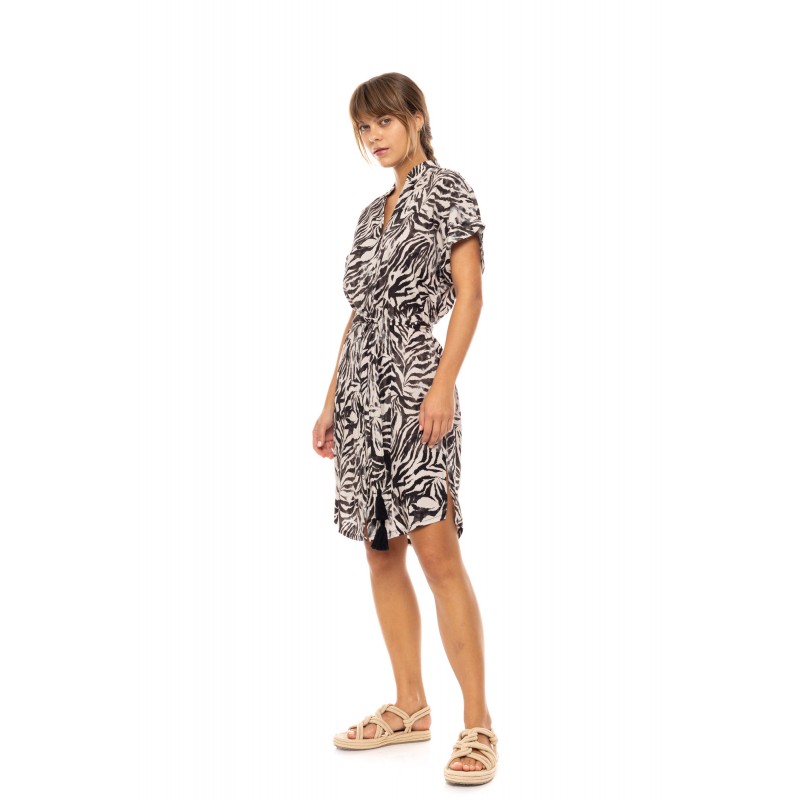 B611 - Type - BEACHWEAR BLACK LEOPARD- (B611) B611 - Type - BEACHWEAR BLACK LEOPARD- (B611)