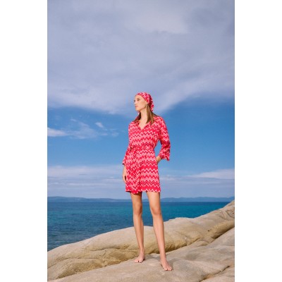B630 - Type - BEACHWEAR RASBERRY RAINBOW- (B630) B630 - Type - BEACHWEAR RASBERRY RAINBOW- (B630)
