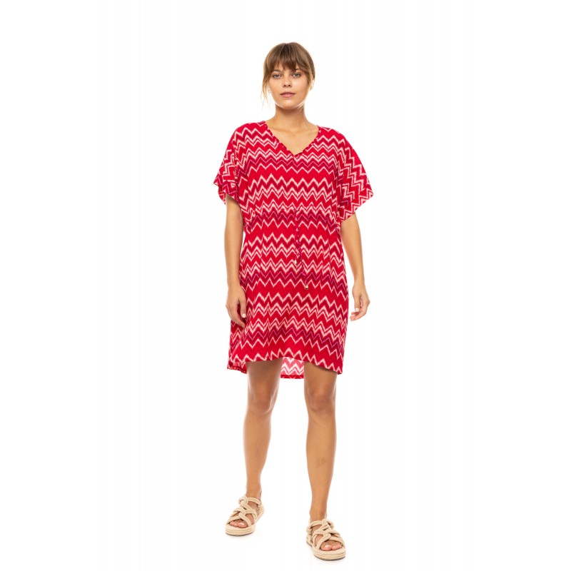 B632 - Type - BEACHWEAR RASBERRY RAINBOW- (B632)