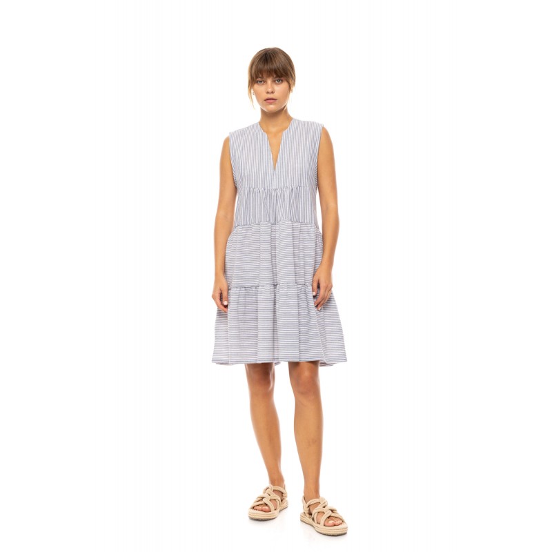 B642 - Type - BEACHWEAR DENIM STRIPE- (B642)