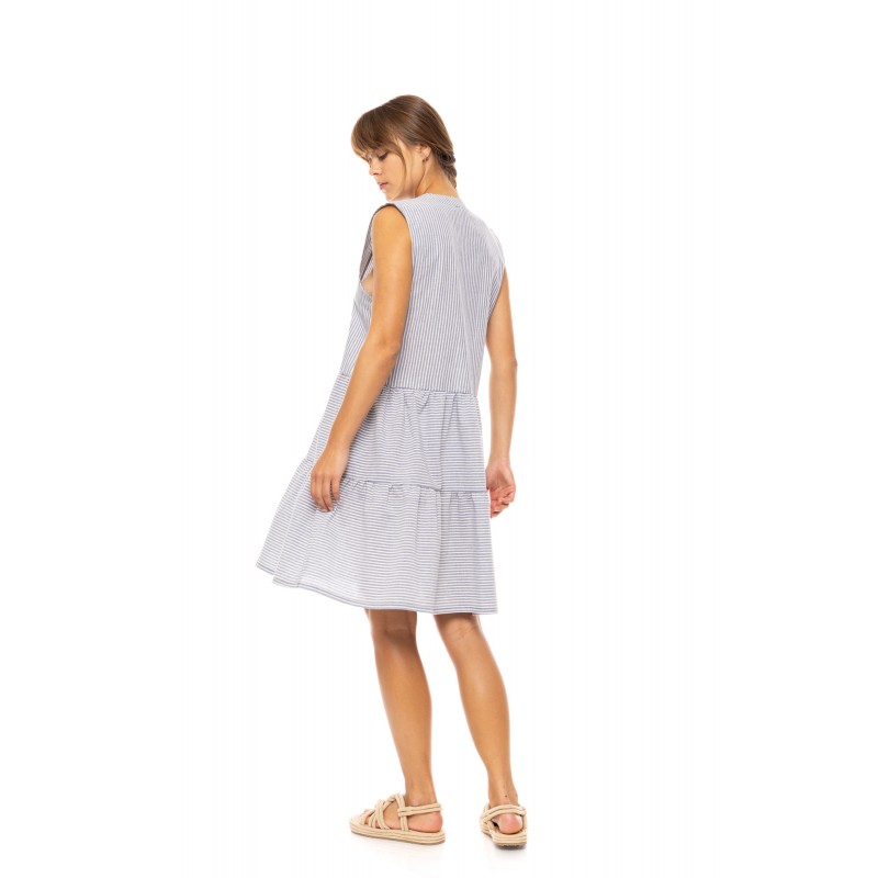 B642 - Type - BEACHWEAR DENIM STRIPE- (B642)