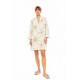 B646 - Off White - BEACHWEAR MOON EMBRODERY- (B646) B646 - Off White - BEACHWEAR MOON EMBRODERY- (B646)