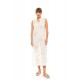 B647 - Off White - BEACHWEAR MOON EMBRODERY- (B647)