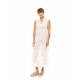 B647 - Off White - BEACHWEAR MOON EMBRODERY- (B647)