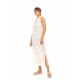 B647 - Off White - BEACHWEAR MOON EMBRODERY- (B647)