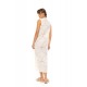 B647 - Off White - BEACHWEAR MOON EMBRODERY- (B647)