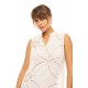 B647 - Off White - BEACHWEAR MOON EMBRODERY- (B647)