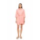 B670 - Peach Pink - BEACHWEAR TROPICAL STRIPE- (B670) B670 - Peach Pink - BEACHWEAR TROPICAL STRIPE- (B670)