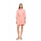 B670 - Peach Pink - BEACHWEAR TROPICAL STRIPE- (B670) B670 - Peach Pink - BEACHWEAR TROPICAL STRIPE- (B670)