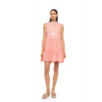 B672 - Lime Yellow - BEACHWEAR TROPICAL STRIPE- (B672) B672 - Lime Yellow - BEACHWEAR TROPICAL STRIPE- (B672)