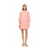 B674 - Peach Pink - BEACHWEAR TROPICAL STRIPE- (B674)