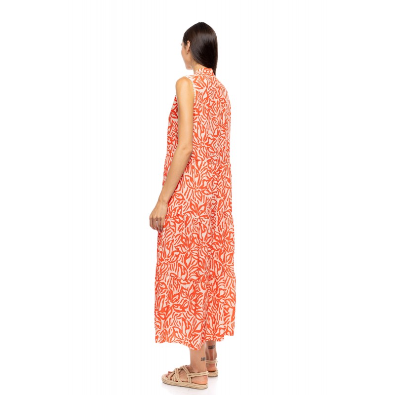 B717 - Type - BEACHWEAR CORAL FLOWER- (B717) B717 - Type - BEACHWEAR CORAL FLOWER- (B717)