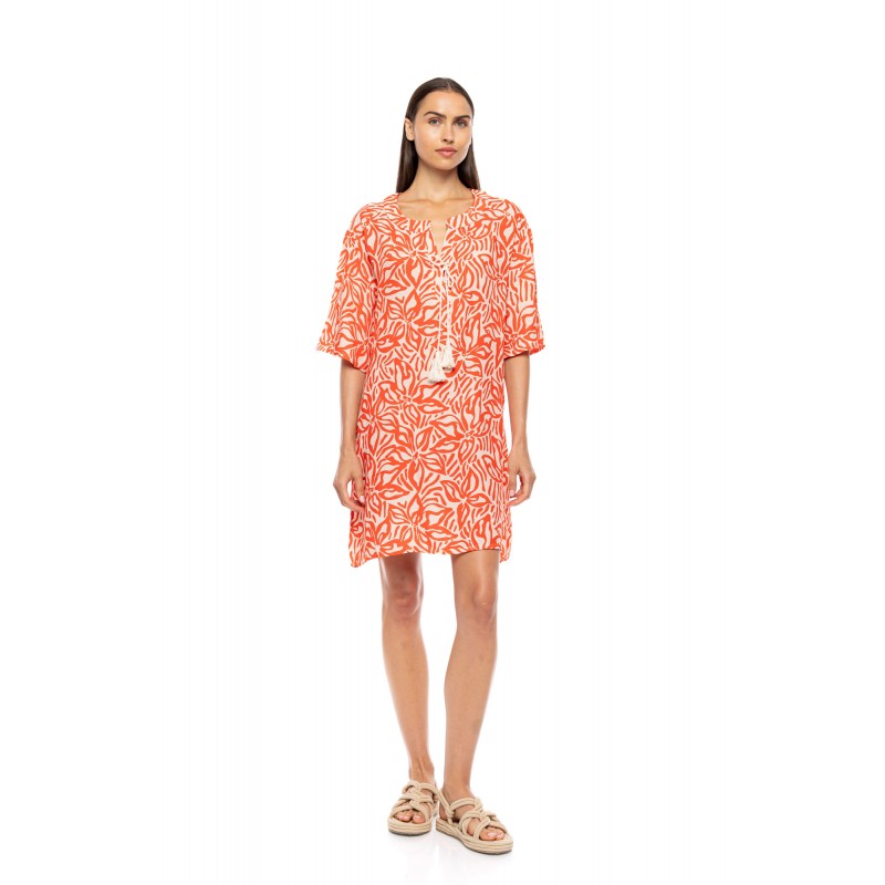 B720 - Type - BEACHWEAR CORAL FLOWER- (B720)