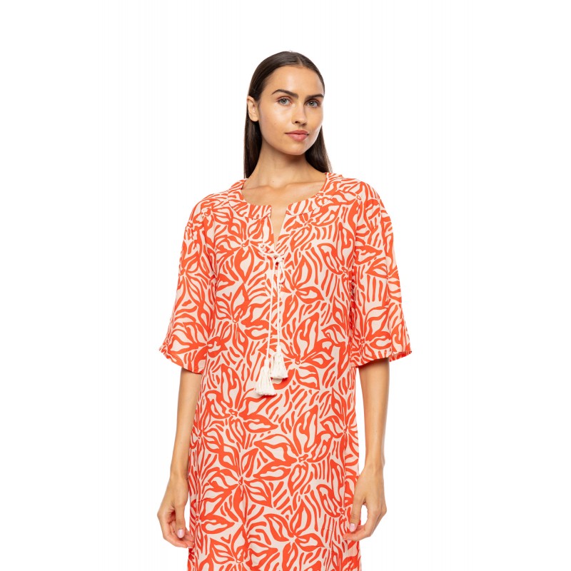 B720 - Type - BEACHWEAR CORAL FLOWER- (B720)
