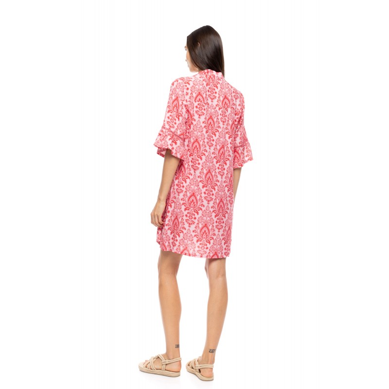 B730 - Type - BEACHWEAR RED PAISLEY- (B730)