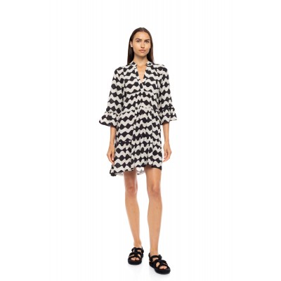 B757 - Type - BEACHWEAR OFF WHITE WAVE- (B757)