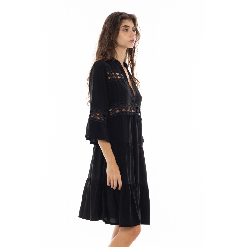 BN-272 - Black - BEACHWEAR LACE- (BN-272)