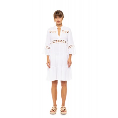 BN-272 - White - BEACHWEAR LACE- (BN-272) BN-272 - White - BEACHWEAR LACE- (BN-272)