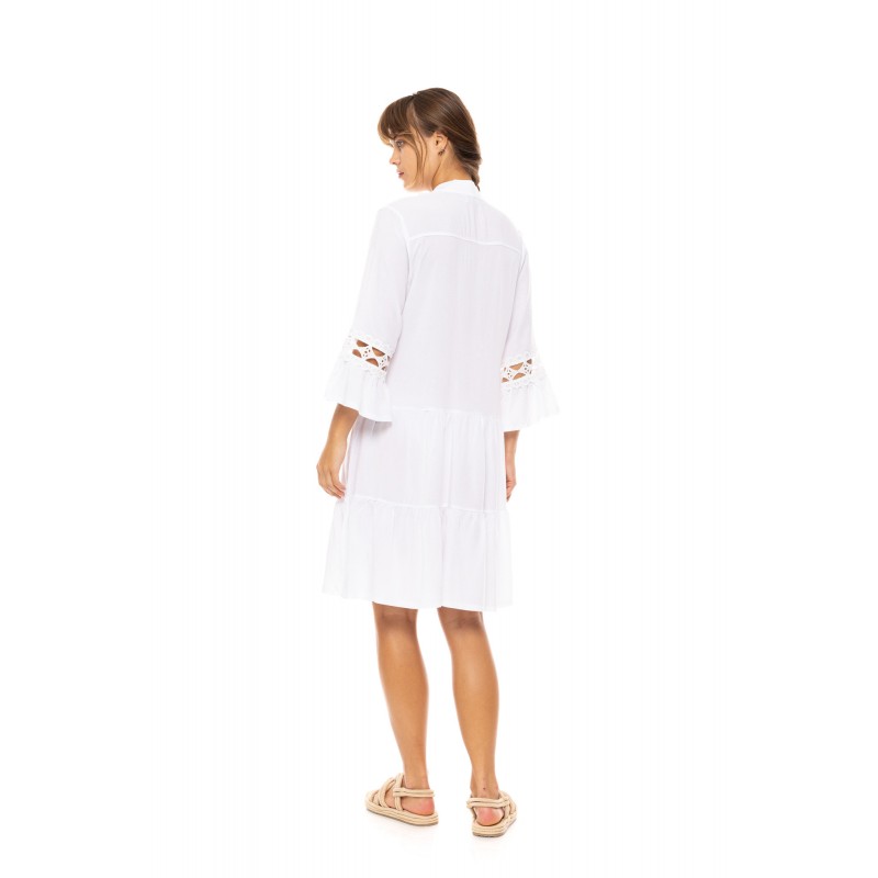 BN-272 - White - BEACHWEAR LACE- (BN-272) BN-272 - White - BEACHWEAR LACE- (BN-272)