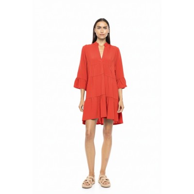 BN-284 - Red - BEACHWEAR SOLID- (BN-284) BN-284 - Red - BEACHWEAR SOLID- (BN-284)