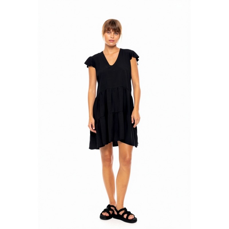 BN-286 - Black - BEACHWEAR SOLID- (BN-286) BN-286 - Black - BEACHWEAR SOLID- (BN-286)