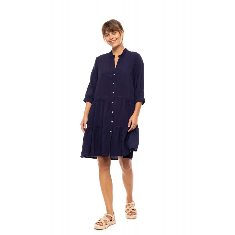 BN-287 - Yacht Blue - BEACHWEAR SOLID- (BN-287) BN-287 - Yacht Blue - BEACHWEAR SOLID- (BN-287)