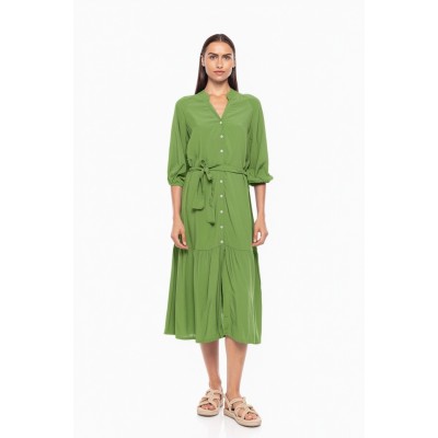 BN-290 - Aspen Green - BEACHWEAR SOLID LONG- (BN-290)