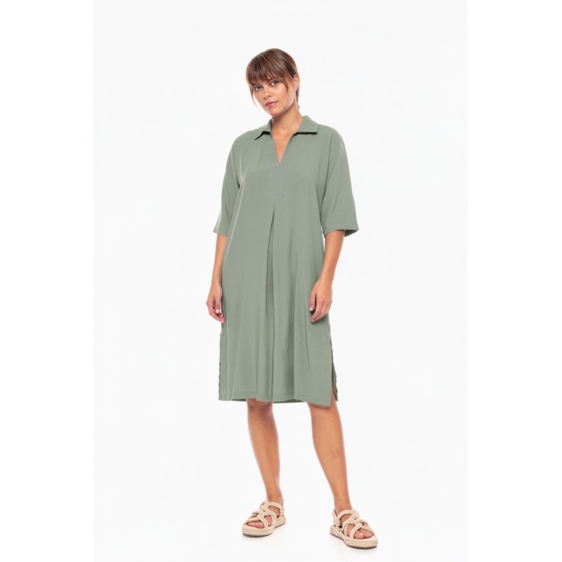 BN-293 - Oil Green - BEACHWEAR SOLID- (BN-293)