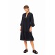 BN-294 - Black - BEACHWEAR MIDI SOLID- (BN-294) BN-294 - Black - BEACHWEAR MIDI SOLID- (BN-294)