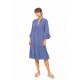 BN-294 - Cosmos Blue - BEACHWEAR MIDI SOLID- (BN-294)
