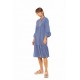 BN-294 - Cosmos Blue - BEACHWEAR MIDI SOLID- (BN-294)