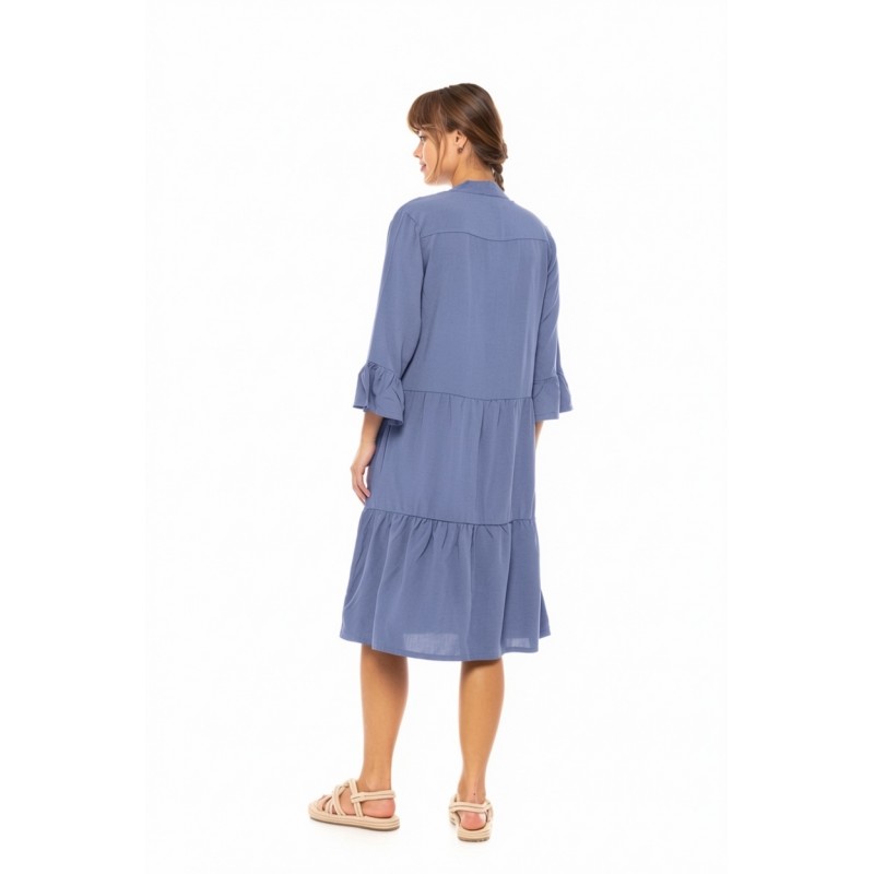 BN-294 - Cosmos Blue - BEACHWEAR MIDI SOLID- (BN-294)