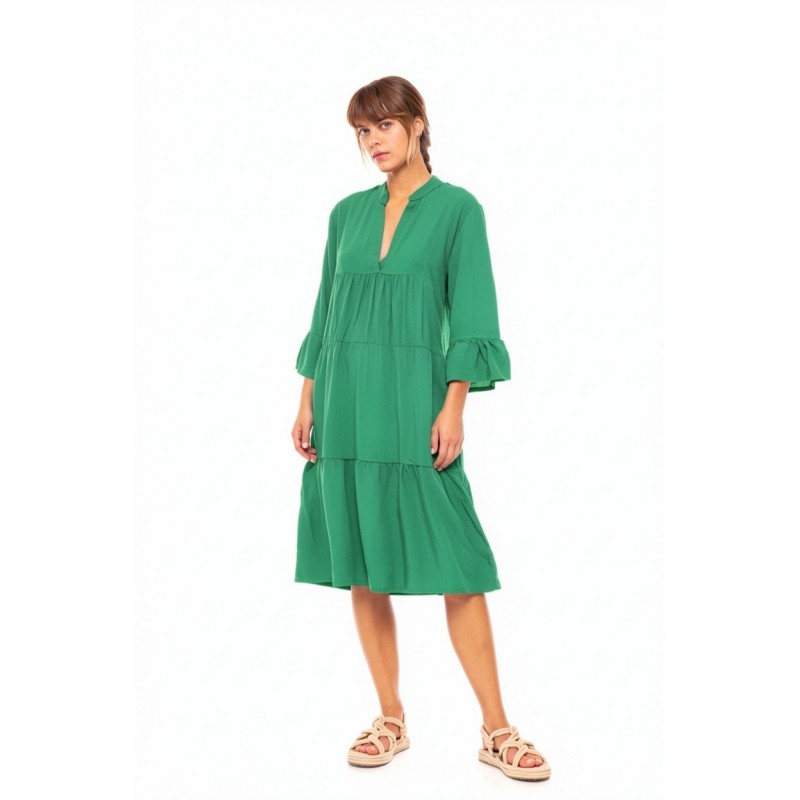 BN-294 - Sea Green - BEACHWEAR MIDI SOLID- (BN-294) BN-294 - Sea Green - BEACHWEAR MIDI SOLID- (BN-294)