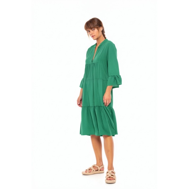 BN-294 - Sea Green - BEACHWEAR MIDI SOLID- (BN-294) BN-294 - Sea Green - BEACHWEAR MIDI SOLID- (BN-294)