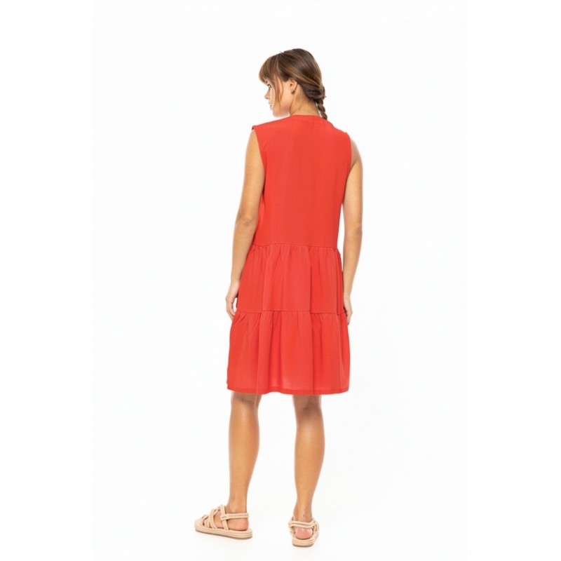 BN-295 - Red - BEACHWEAR SOLID- (BN-295) BN-295 - Red - BEACHWEAR SOLID- (BN-295)