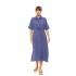 BN-296 - Cosmos Blue - BEACHWEAR MIDI SOLID- (BN-296)