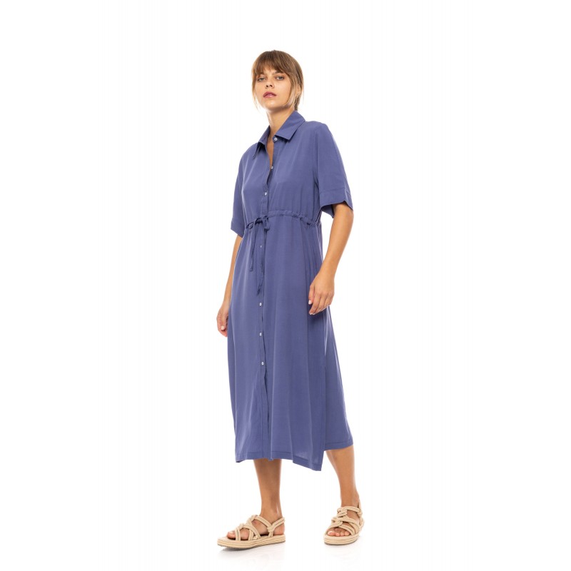 BN-296 - Cosmos Blue - BEACHWEAR MIDI SOLID- (BN-296)