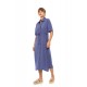 BN-296 - Cosmos Blue - BEACHWEAR MIDI SOLID- (BN-296)